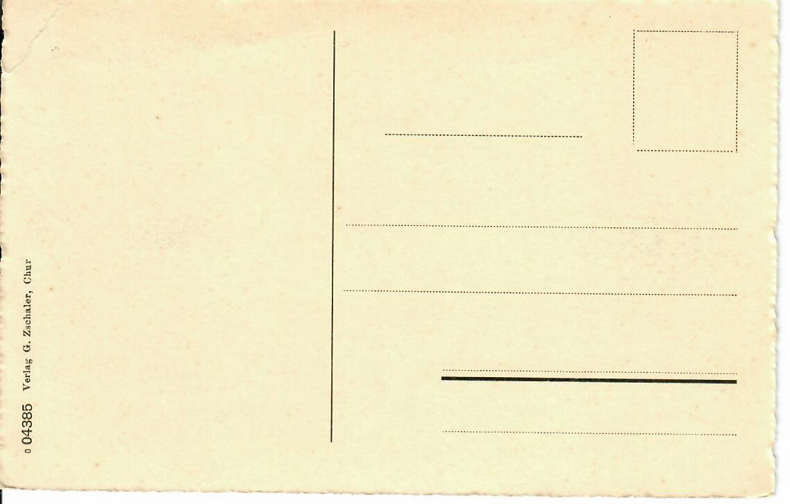 Cartoline postali: Chalet Grida ob Passugg – Usato da Hochdorf venduto da Ziegel-16 1
