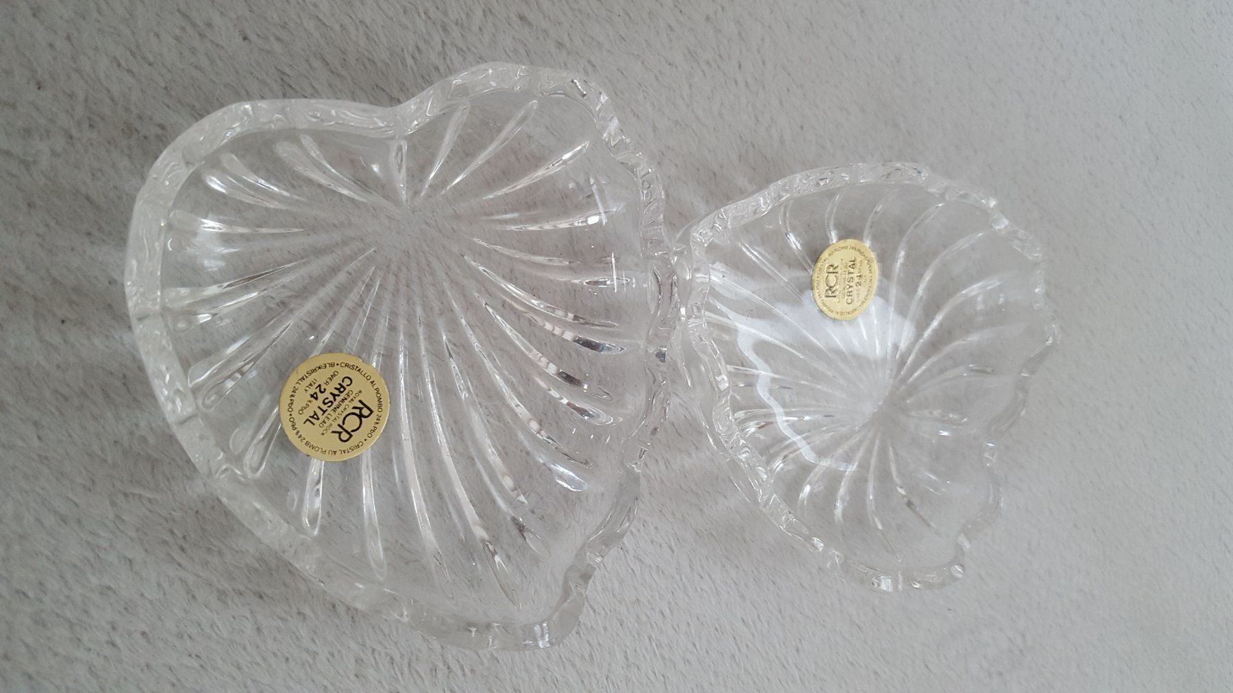 Alle Dekorationen: Herzdose mit Deckel Crystal – Gebraucht aus Schönengrund von Liane63
