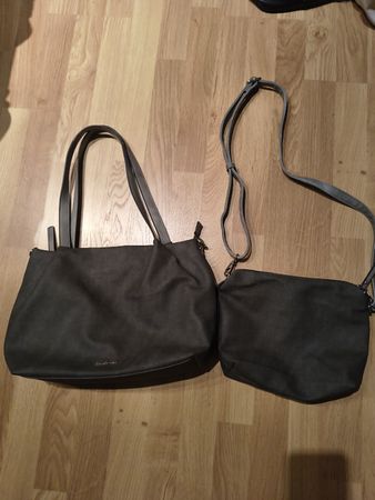 Umhängetasche SET gross und Klein /Handtasche und Necessaire