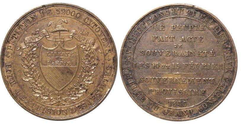 Médaille Exposition Agricole 1845 - Seine Et Oise - Argent - Numismatique France