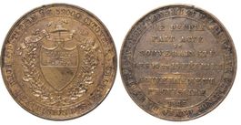 Suisse médaille bronze 1845 Vaud petition expulsion jesuits