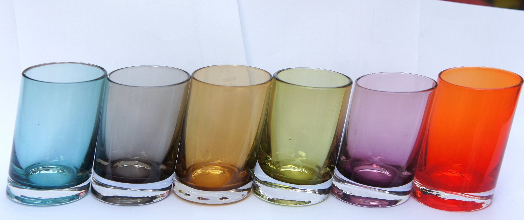 Murano Bicchieri: Design Schnapsgläser, 1960er, 6 . Set Murano – Usato da Lugano venduto da lussy1717