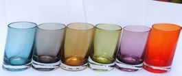 Design Schnapsgläser, 1960er, 6 . Set Murano