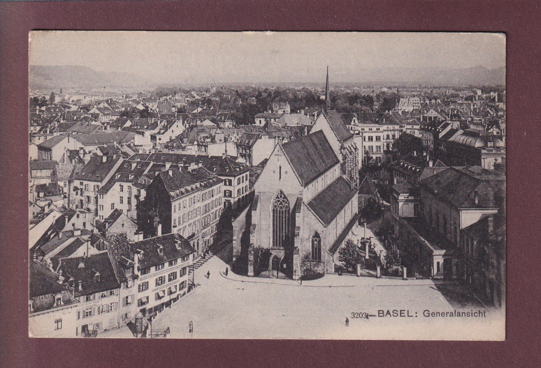 Ansichtskarten: BASEL - Teilansicht – Gebraucht aus Pully von nicecards