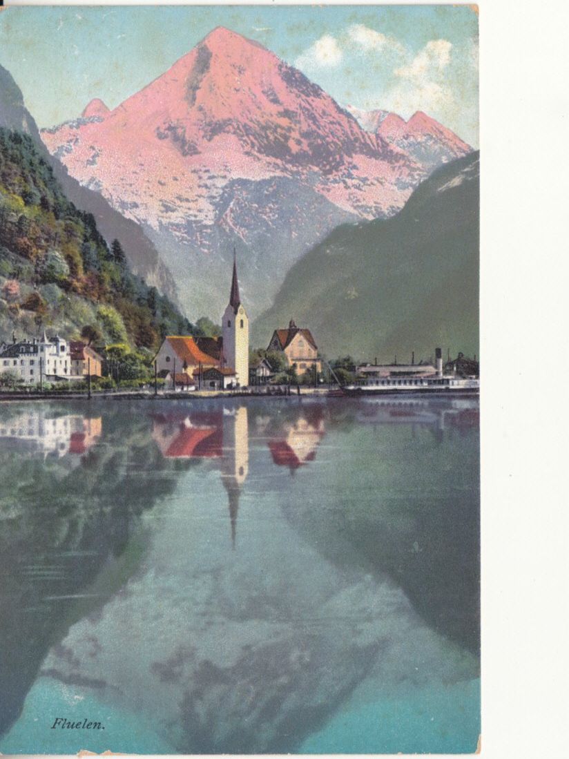 Cartoline postali: Flüelen ca. 1910 – Usato da Bürglen TG venduto da StampGraf