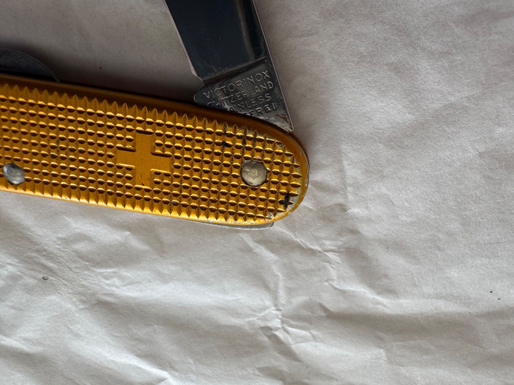 Victorinox Coltelli tascabile: Bugnard Alox Lausanne Victorinox Sackmesser – Usato da Kestenholz venduto da Sackmesser67 3