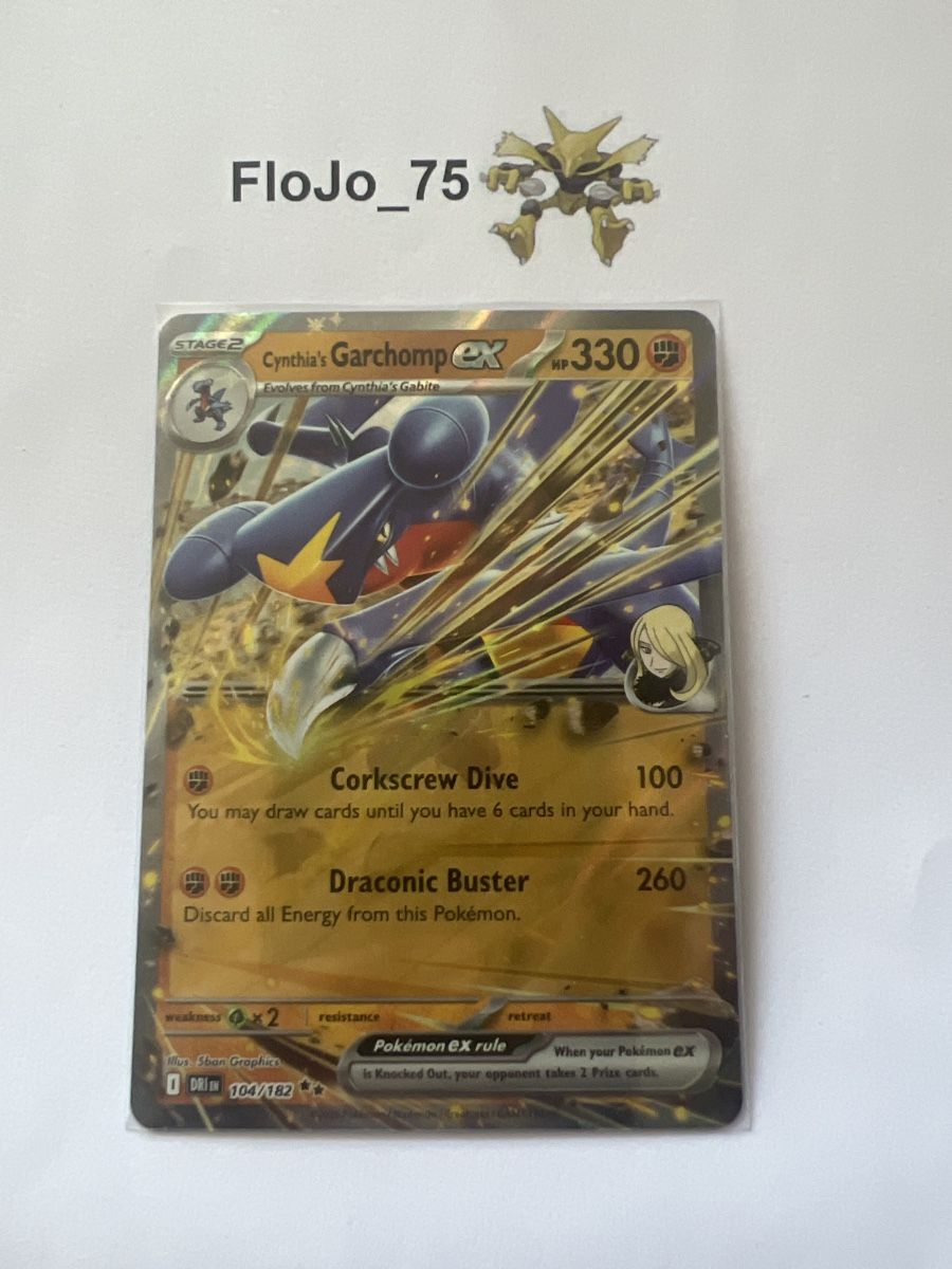 Pokémon Carte collezionabili: Garchomp ex 104/182 – Usato da St-Blaise venduto da FloJo_75