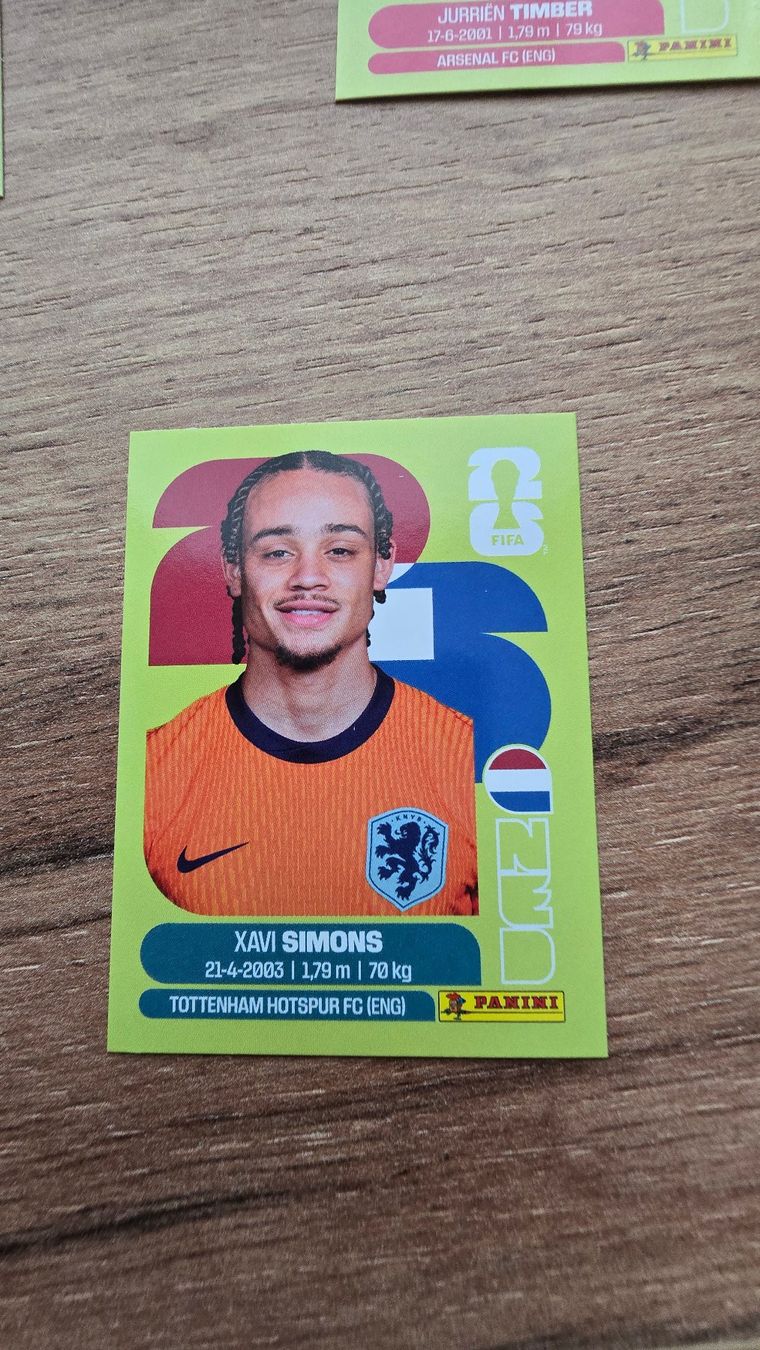 Panini Carte collezionabili: Panini WM 2026 Netherlands Xavi Simons – Nuovo (secondo la descrizione) da Seewen SZ venduto da mads_around
