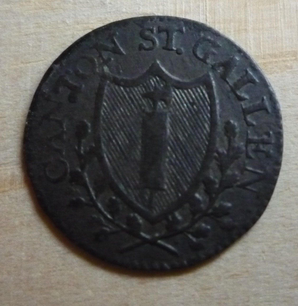 Tutti le monete: 1 Batzen St. Gallen, 1808 – Usato da Rieden SG venduto da Sammelfreund