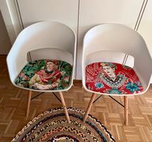 2 Chaises Frida Kahlo, style scandinave