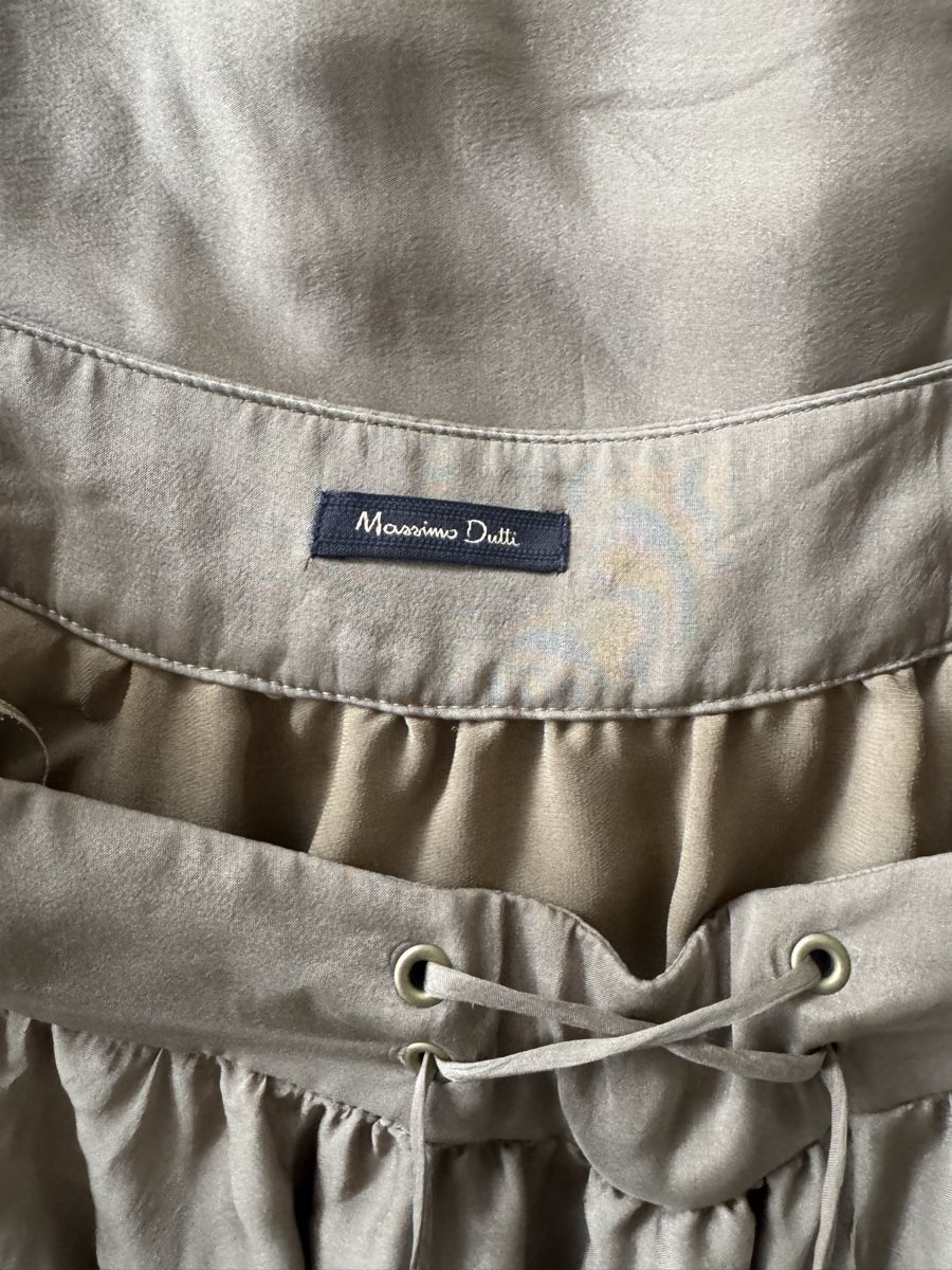 Massimo Dutti Röcke: Massimo Dutti Rock, Khaki, Gr. 36, Seide! – Gebraucht aus Kilchberg ZH von MaM82 3