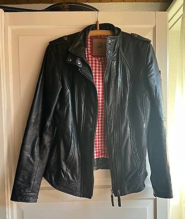 Alprausch Lederjacke im Biker-Look - wie neu!