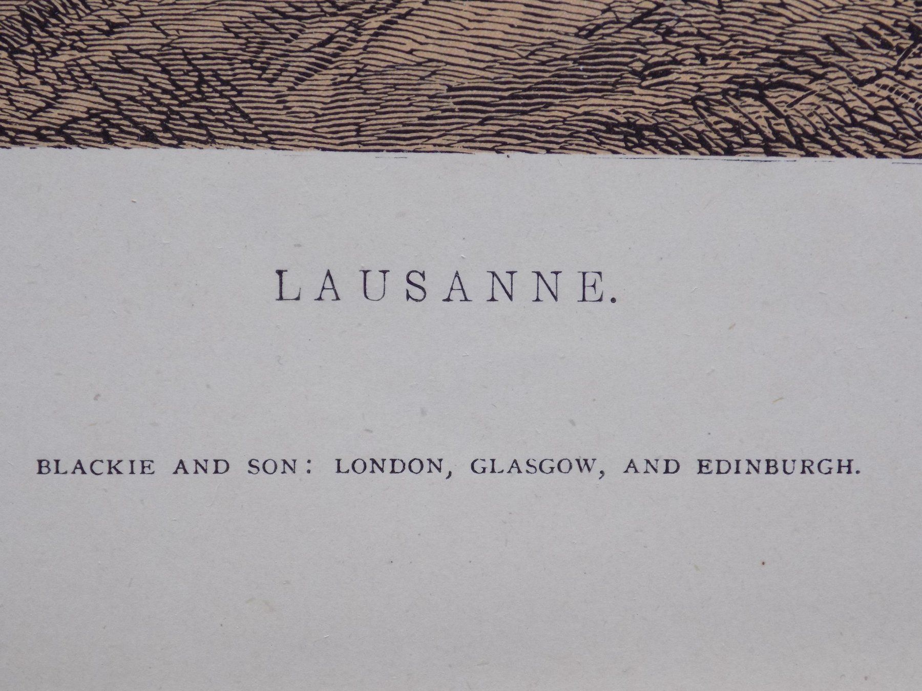 Gravures: Lausanne – D'occasion à Risch par Rischli15 2