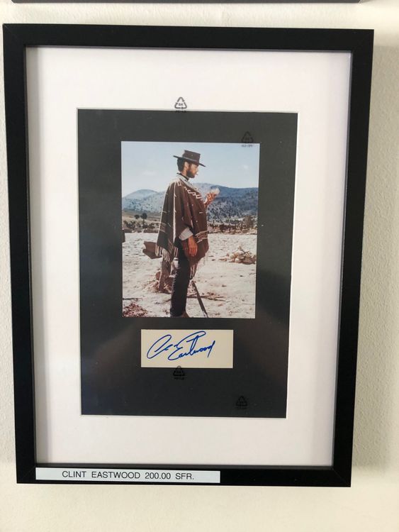 CLINT EASTWOOD / Passepartout / Autogramm!! Kaufen auf Ricardo