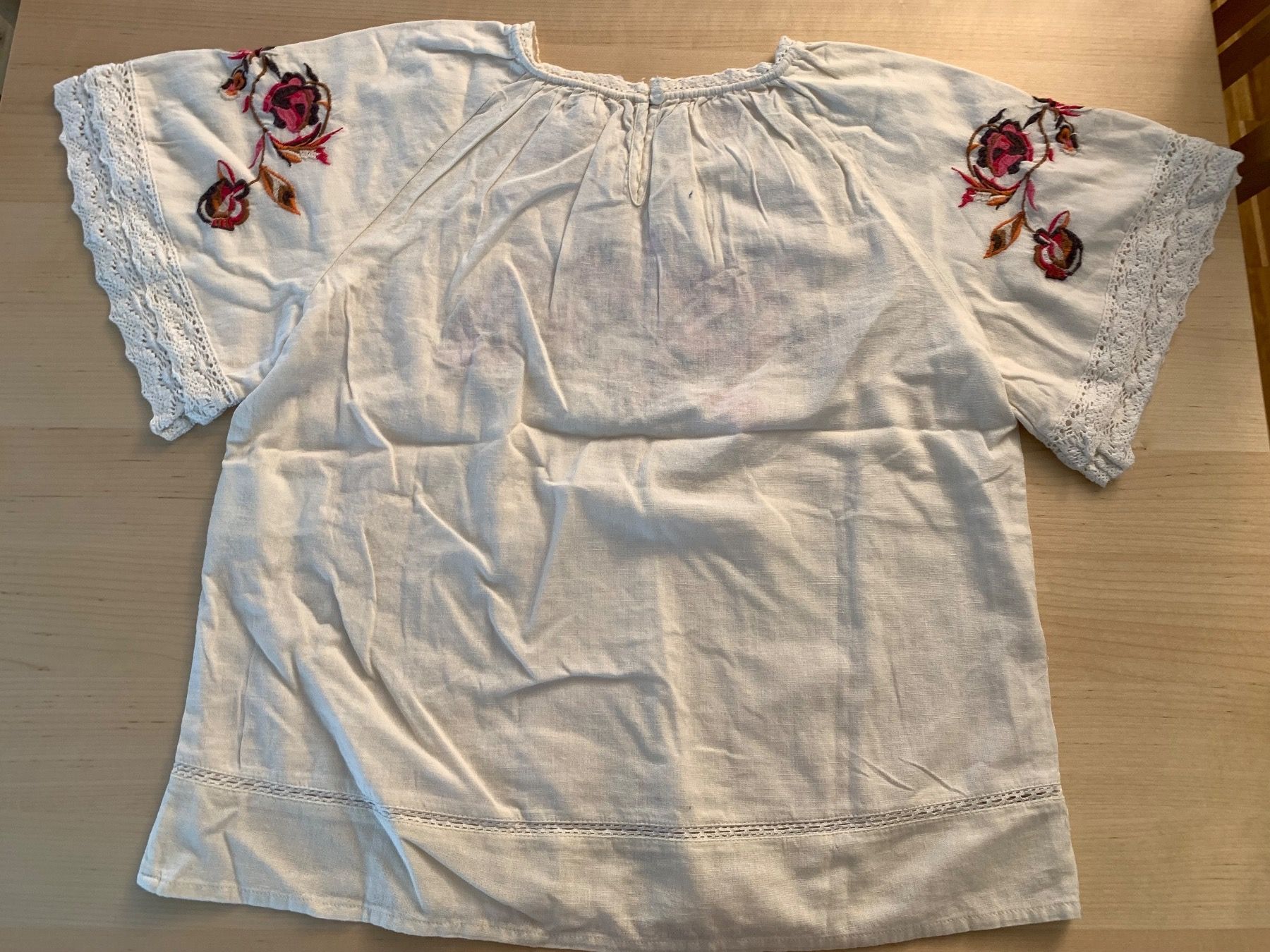 Camicette: Damen Bluse Linen & Baumwolle - Gr. M, Fabriknue – Nuovo e nell'imballaggio originale da Zürich venduto da Gross9 3