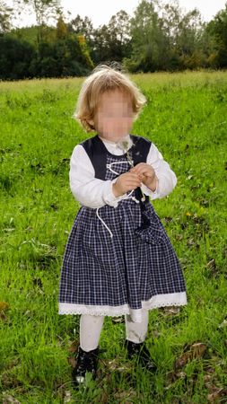 Mädchenkleid Alpen Trachten Kitz Grösse 98-104