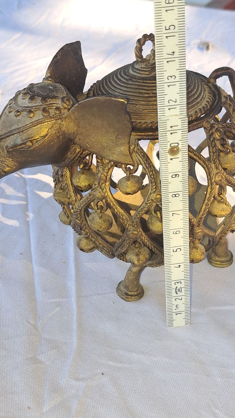 Statuette: Messing Elefant Pferd 2 Stk.Objekte Indien – Usato da Kölliken venduto da Upcycling-by-Mc-TAM 3