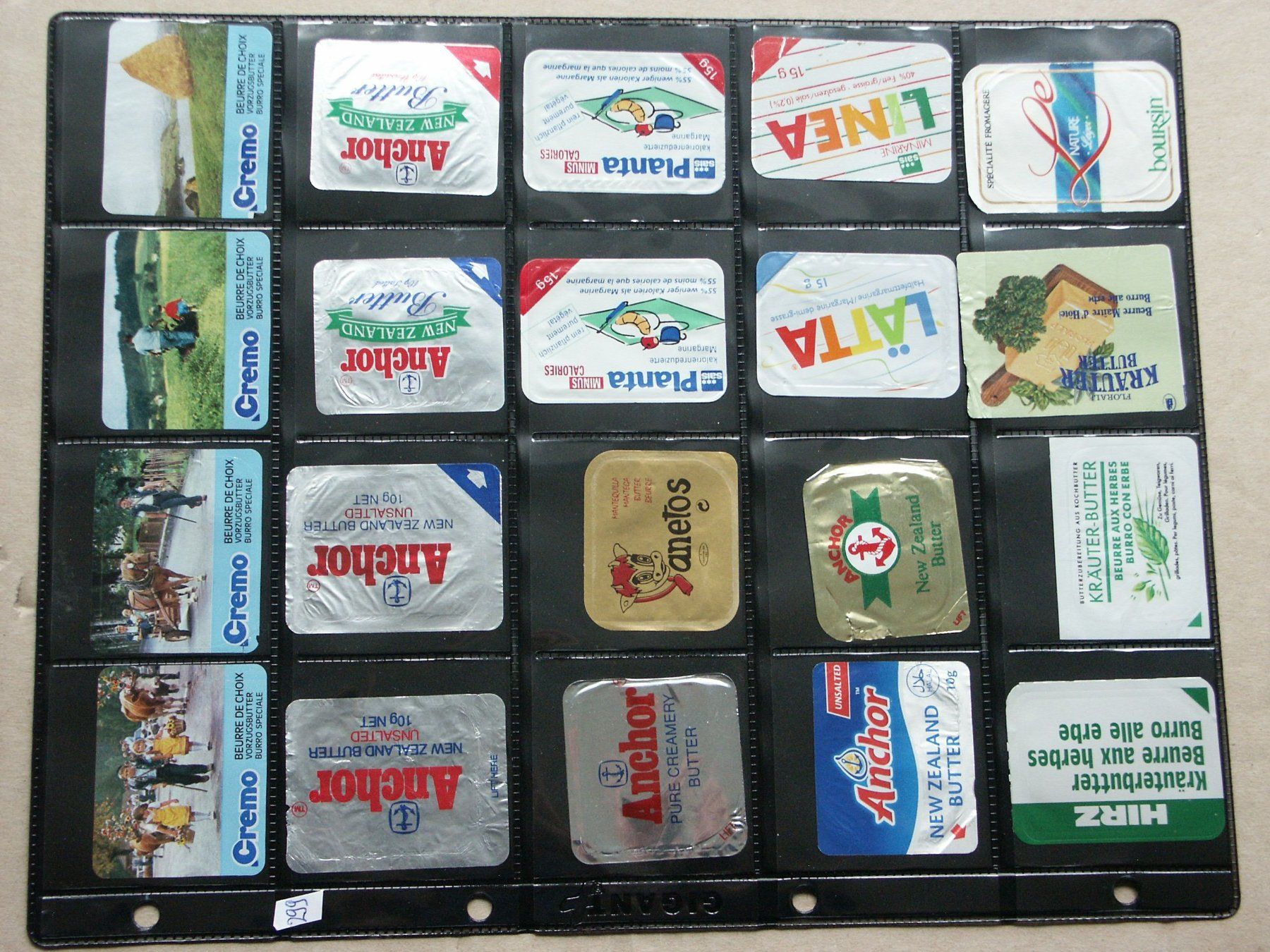 Kaffeerahmdeckel: 40    verschiedene      Butter Deckeli – Gebraucht aus Niederglatt ZH von herzblatt5449