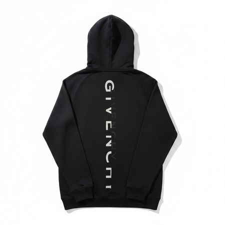 Sweat à Capuche Givenchy Noir Reverse Logo Vertical - L #p35