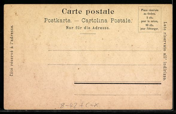 Cartoline postali: Thoune, Lac, Reklame Chocolat Ph. Suchar – Usato da Berlin venduto da bartko-reher 1