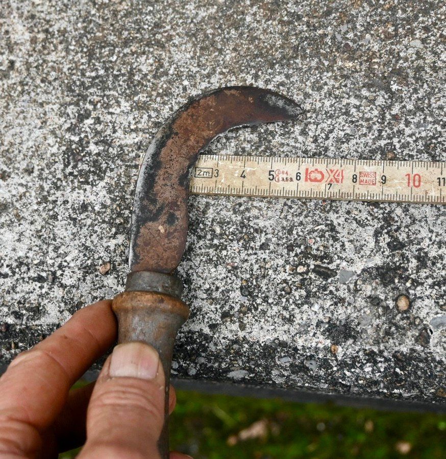 Alle Werkzeuge: ANTIKE Handsichel Länge ca. 20.5cm – Gebraucht aus Pfaffhausen von mono_rec 9
