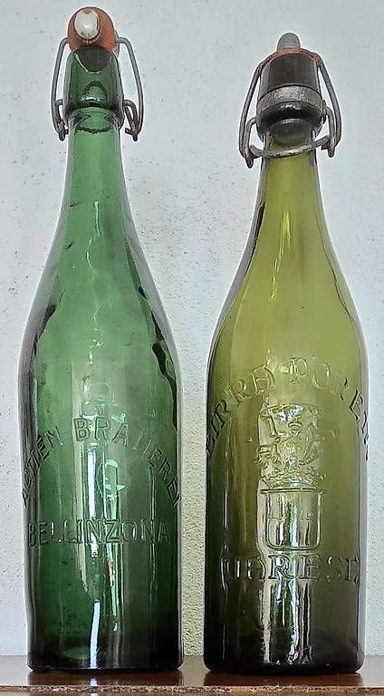 Bottiglie: Antiche bottiglie birra Bellinzona e Poretti – Usato da Bellinzona venduto da Be.Monte