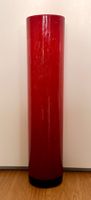 Design - Glasvase - Schirmständer - Handarbeit - 45cm rot