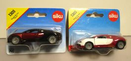 2 SIKU BUGATTI EB 16.4 VEYRON - 1305