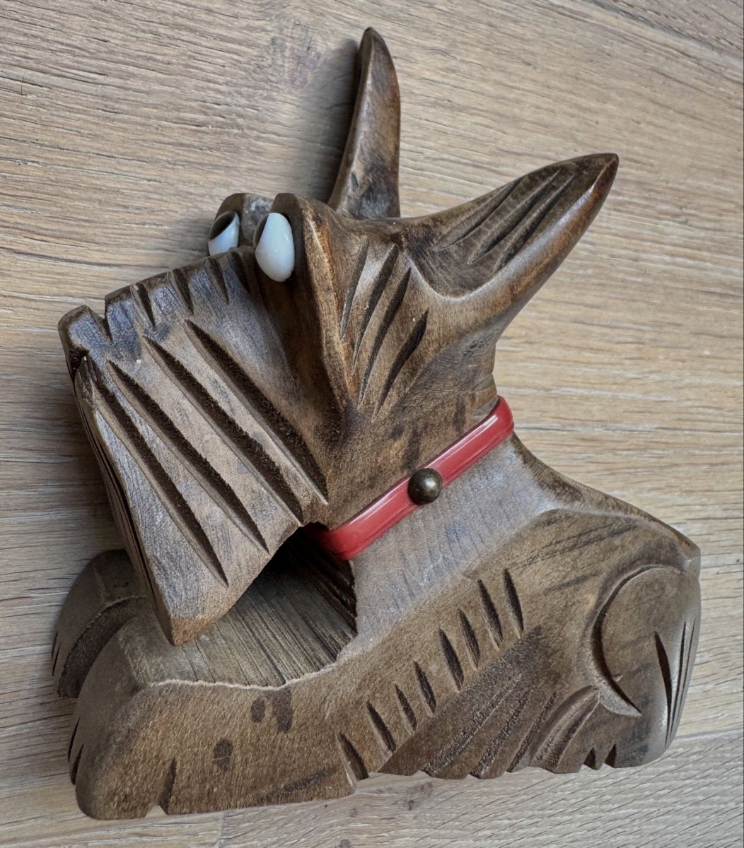Statuette: Alter Pfeifenhalter Terrier Holz geschnitzt – Usato da Rothrist venduto da Luckywinner 6
