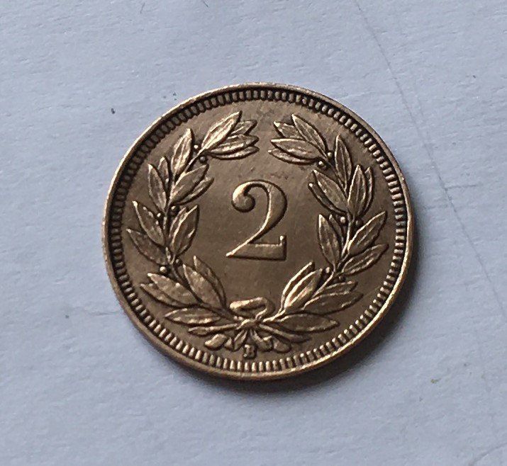 Tutti le monete: 1912 2 Rappen unz – Nuovo (secondo la descrizione) da Kirchberg SG venduto da Zenhad69 1