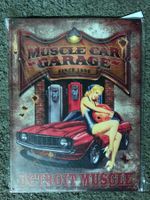 Muscle car garage Camaro gm Chevrolet pin up