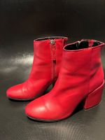 Pull& Bear Boot Stiefelette Rot Gr 36