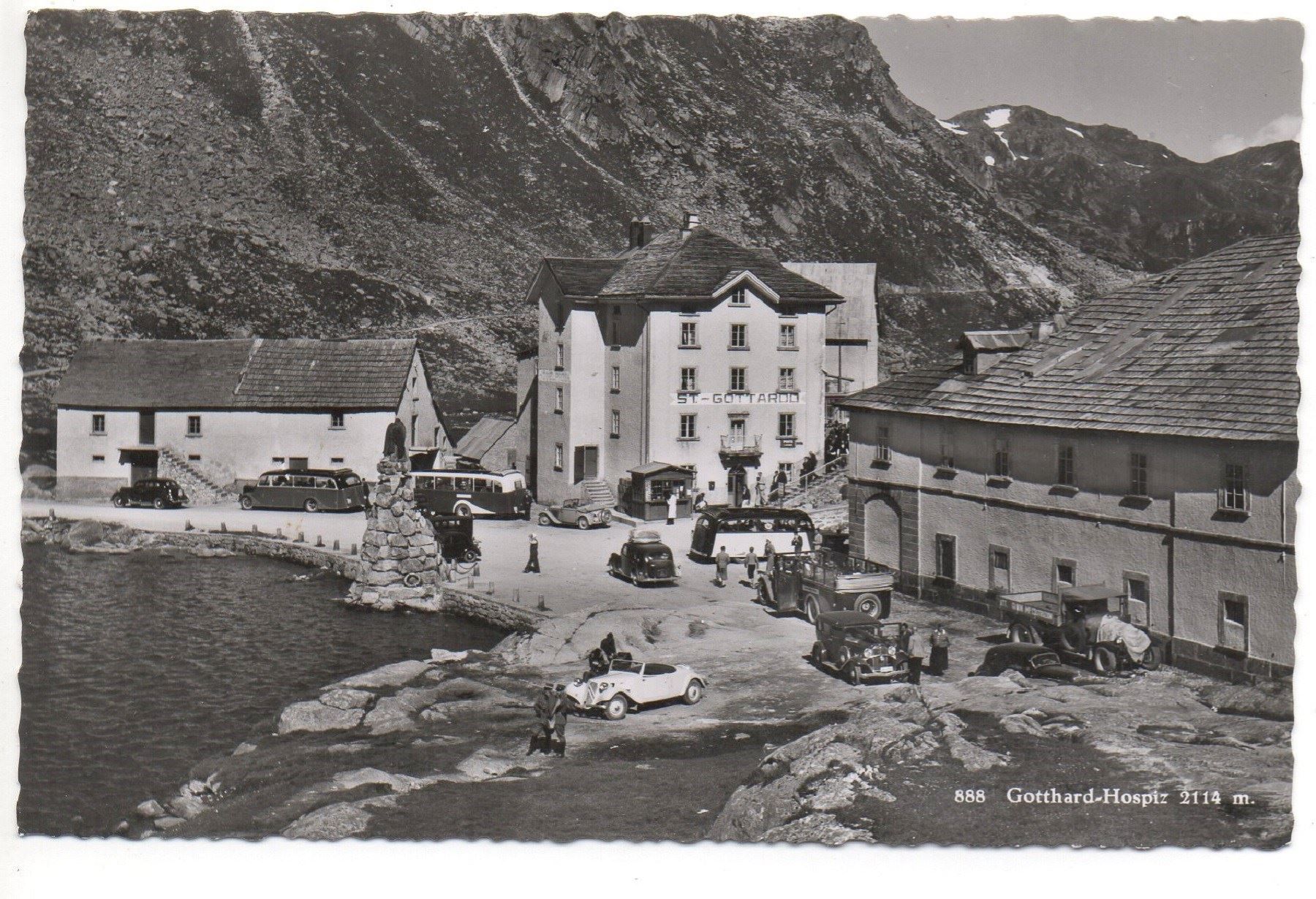 Cartoline postali: GOTTHARD Hospiz - Auto, Camion, LKW, Bus – Nuovo (secondo la descrizione) da Jona venduto da philajona