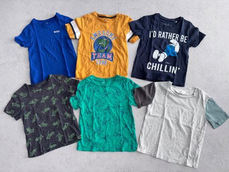 Kurzarm T-Shirt Set 110/116 (5/6 Jahre)