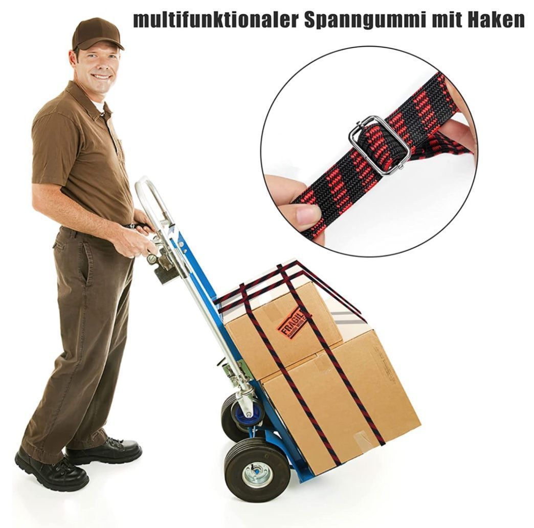 Tutti gli attrezzi: Verstellbar Spanngummi mit Haken, 2M lang – Nuovo e nell'imballaggio originale da Bülach venduto da StoreInShop.com 4