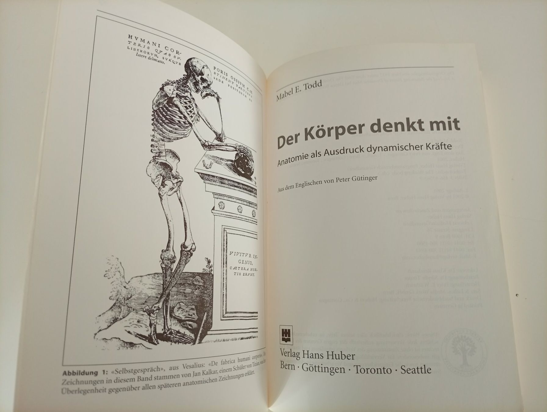 Libri: Der Körper denkt mit, Mabel Todd – Usato da Locarno venduto da edn.vintage 2