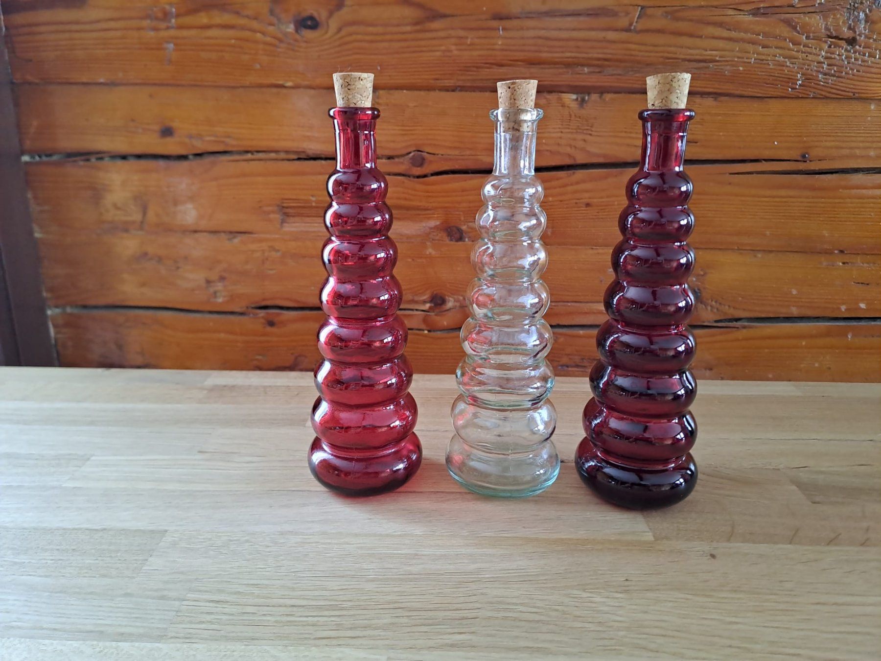 Tutte le decorazioni: Glasflaschen Vasen Herbstdeko Tischdeko – Usato da Schachen b. Reute venduto da Silvan.Nussbaumer 1