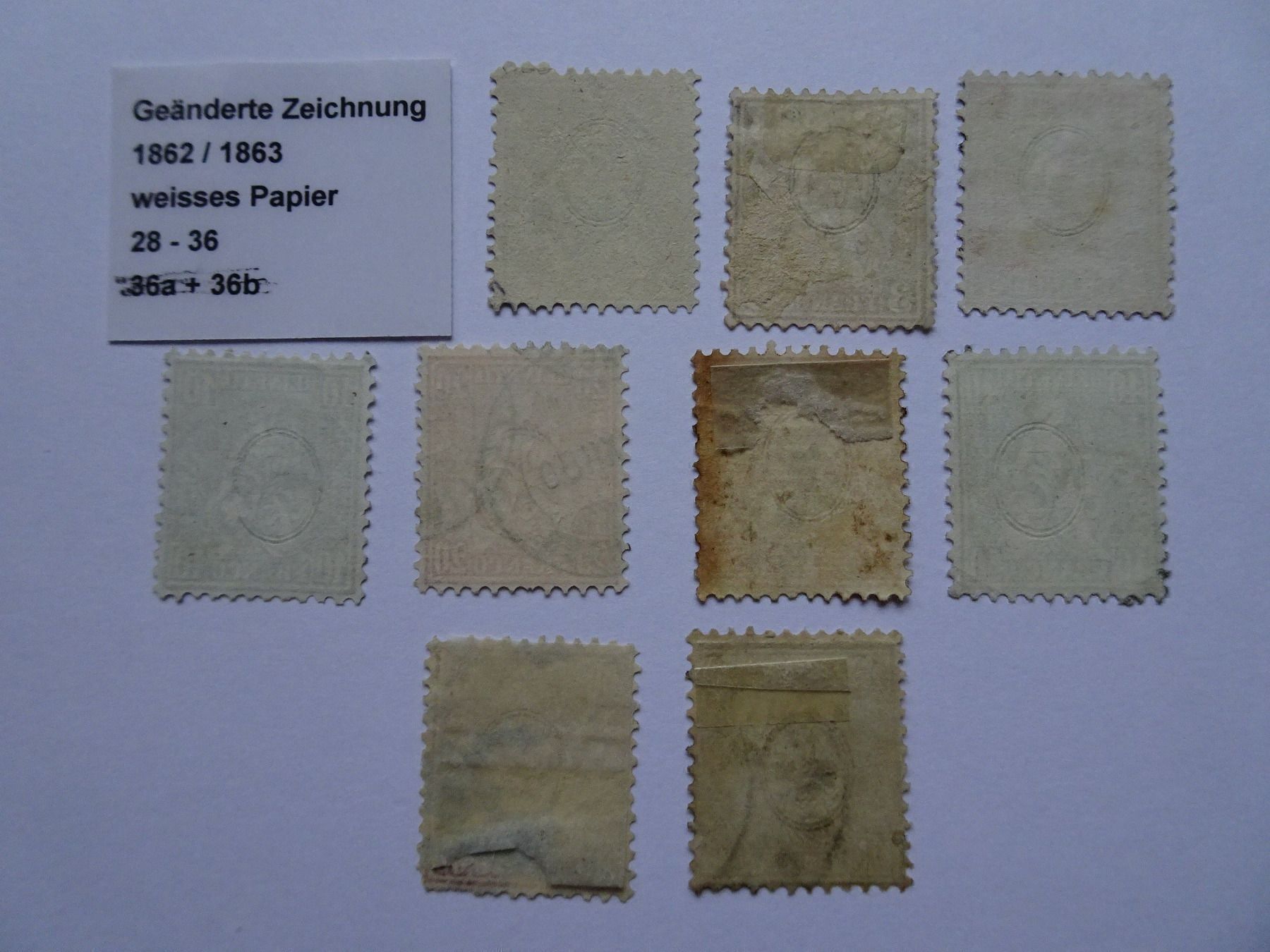 Alle Briefmarken: 1862/63 – Gebraucht aus Aadorf von Chnorli-Furz 1