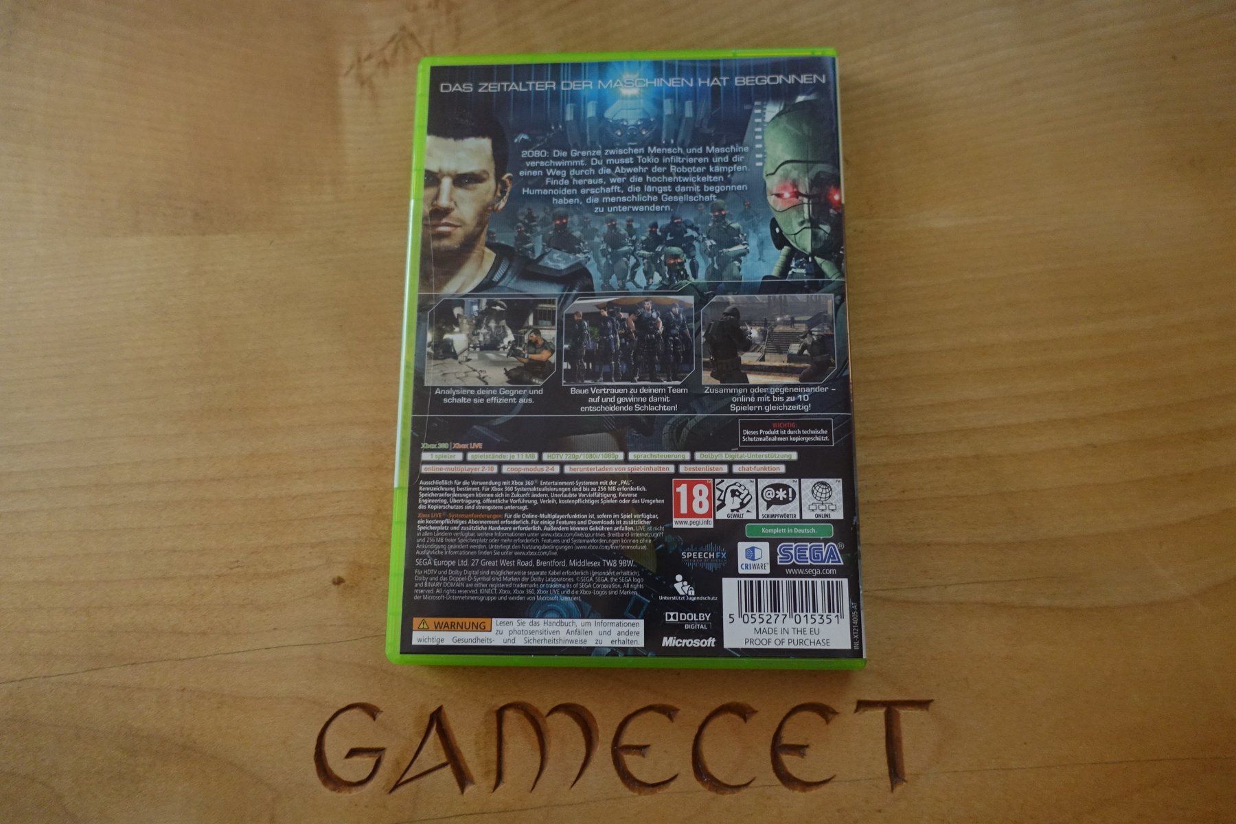 Microsoft Giochi: Binary Domain – Usato da Steinach venduto da Gamecet 2