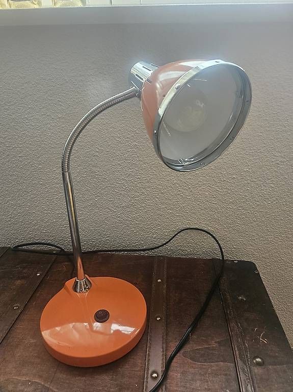 Lampade: Retro Tischlampe Orange Vintage  – Usato da Lostorf venduto da Harrybonen 3