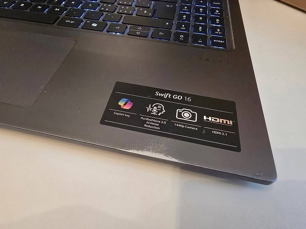 Acer Notebook: Acer Swift Go 16 OLED SFG16-72 – Usato da Uerkheim venduto da Isaloe 3