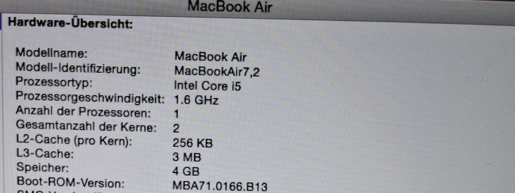 Apple Notebooks: Apple MacBook Air – Gebraucht aus Luzern von julia917 6