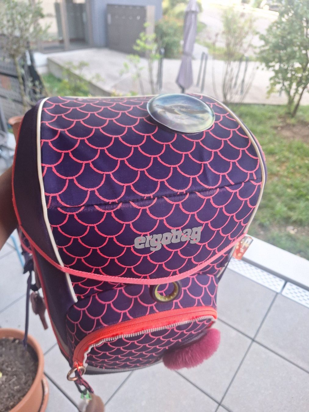 Ergobag Borse & Zaini: Ergobag, Cubo Light, PerlentauchBär violett/rosa – Usato da Horgen venduto da raq_55gy