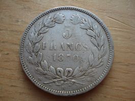 (N5) 5 Francs 1870 K Cérès