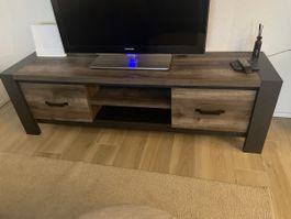 Meuble TV design industriel, comme neuf!