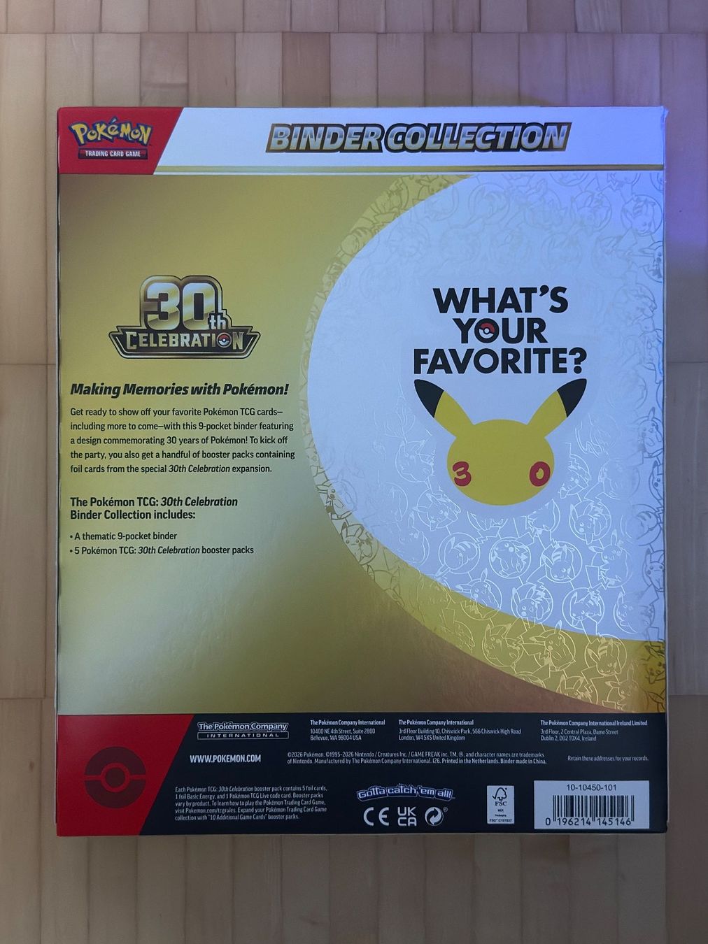 Pokémon Carte collezionabili: Pokémon 30th Celebration Binder Collection – Nuovo e nell'imballaggio originale da Dällikon venduto da mxltlii 1
