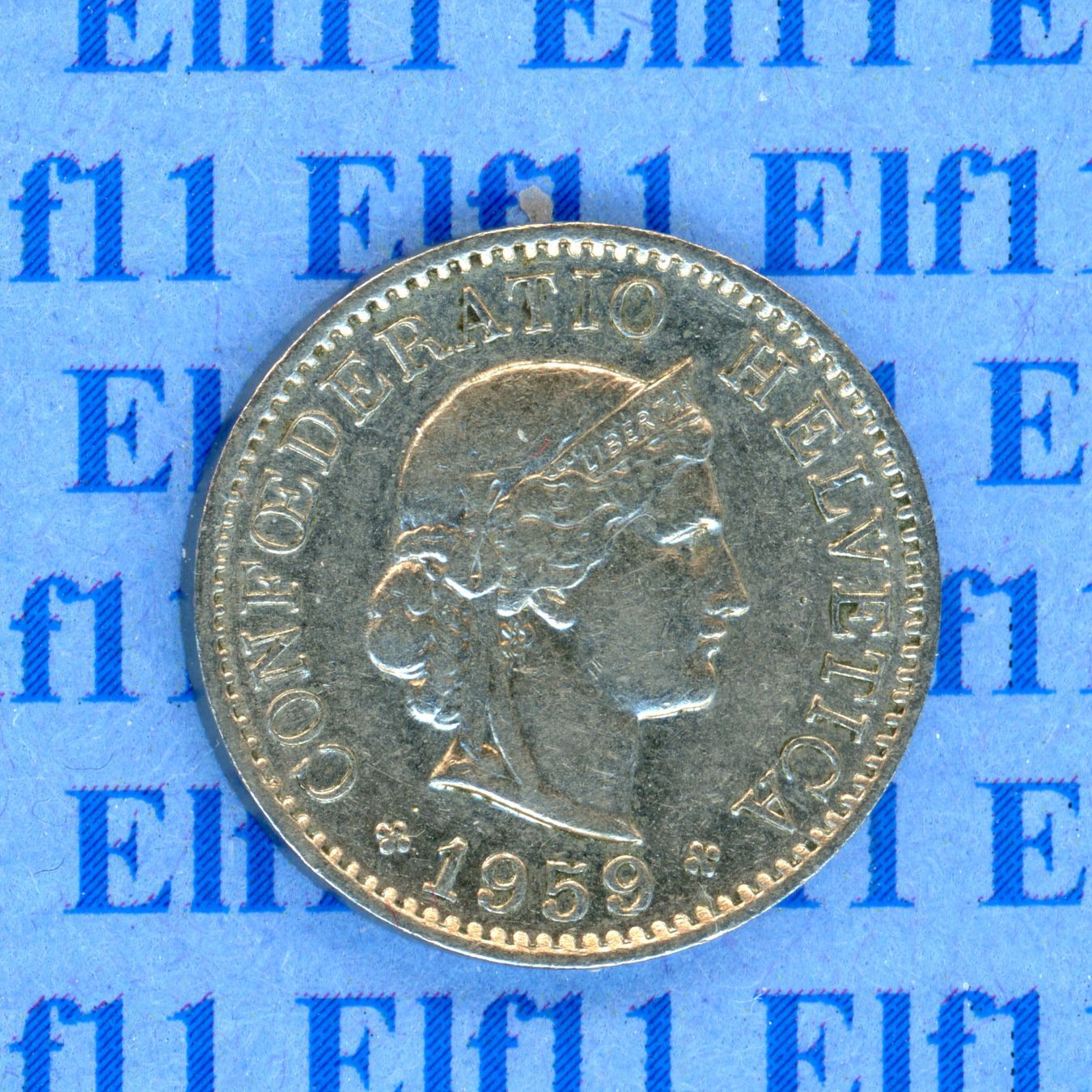 Tutti le monete: CHF___0.05 1959 -vz 5 Rappen – Usato da Widnau venduto da Elf11