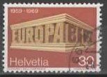 CH 1969 Nr. 466 EUROPA - EUROPA in Tempelform  ( (17