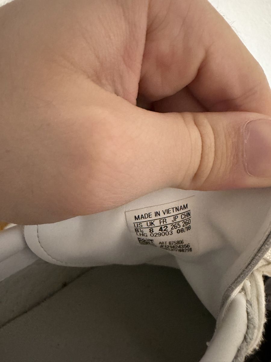 Adidas Scarpe da uomo: Adidas Samba Weiss/Grau Grösse 42 – Usato da Möhlin venduto da romano19 3