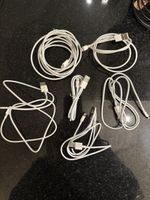 Set von 5 USB Ladekabeln für Apple Geräte